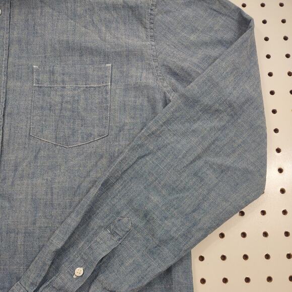 J Crew Crewcuts Denim Style Button Up, Size Kids 16 - Picture 4 of 9